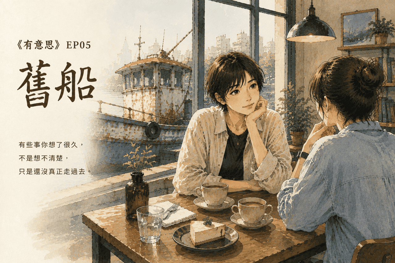 《有意思》EP05 舊船——一條長滿爬山虎的巷子，盡頭有一扇亮著燈的窗。