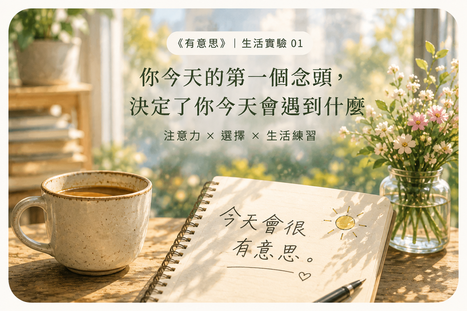 生活實驗 01 今天會很有意思