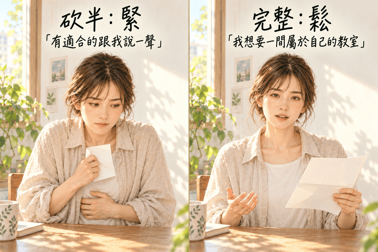 生活實驗 06 你明明想要，為什麼不敢要？——情境插圖 01