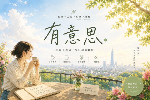 《有意思》連載主視覺插圖